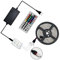 UKCOCO Dekoratives Licht 5050 Led-leiste Batterie Streifen Lichter Rgb-led-streifenlichter Rgb-licht Szenenlayout Streifenlicht Led-licht Led-dekor Plastik Rgb Licht Leiste Epoxid W-lan
