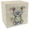Sitzender Koala Spardose aus Holz Niedliche Sitzende Koala Spardose aus Holz Süßes Tier Motiv Beuteltier aus Australiens Fauna Perfekt für Tierliebhaber