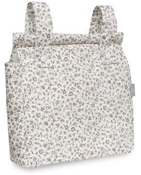 Danielstore Bolso Panera Carro bebé modelo BOLSO CARRO TALEGA ALGODON | 34x34x10cm, algodón, 4L | 2 compartimentos, cierre cremallera, | Organizador para paseo