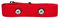 IUSOT Red Heart Rate Monitor Soft Chest Strap Replacement for Garmin Polar H10 Wahoo CoospoRide