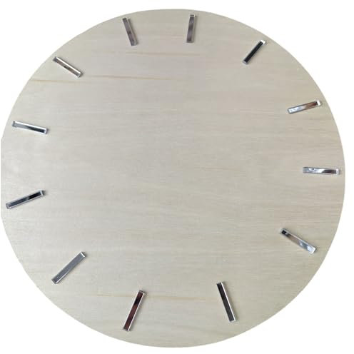 12er Set Striche aus Spiegelacryl für Uhren, Höhe 3cm - Perfekt für Resin Art, DIY-Projekte, Künstlerbedarf und Bastelarbeiten - Hochwertige, , made in Germany für viele Materialien Holz, Gips, Resin