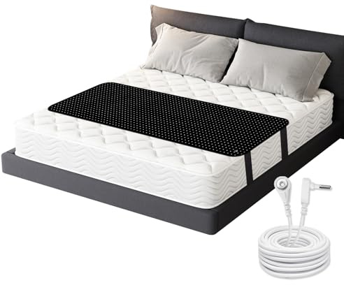 Erdungsmatte für Bett-Erdungsmatratze, 68,6 x 198,1 cm, Schlafmatte, Erdverbundenes Therapie-Set