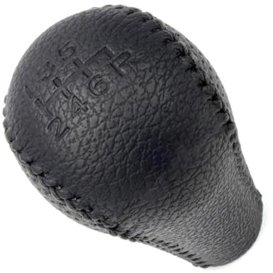 HBGURM Auto Schaltknauf Schaltknauf Für N&issan Für Navara D40 Für Frontier 2005-2015 6-Gang-Schaltknauf Fürs Auto Leder-Griffkugel-Schaltknauf Autozubehör