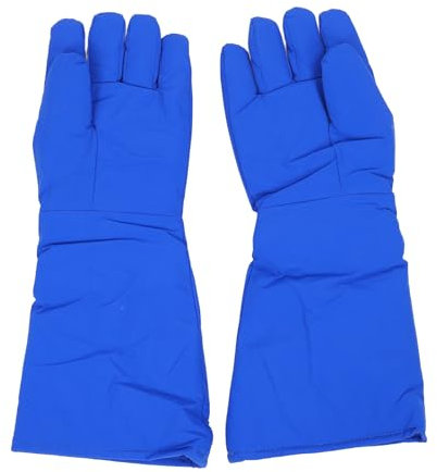 436℉ Bis 298℉ Kryo Handschuhe, 19 Zoll Frostschutzhandschuhe Kältebeständige LN2 Schutzhandschuhe für Flüssigen Stickstoff Trockeneis Kühllagerung Sicherheits Gefrorene Handschuhe