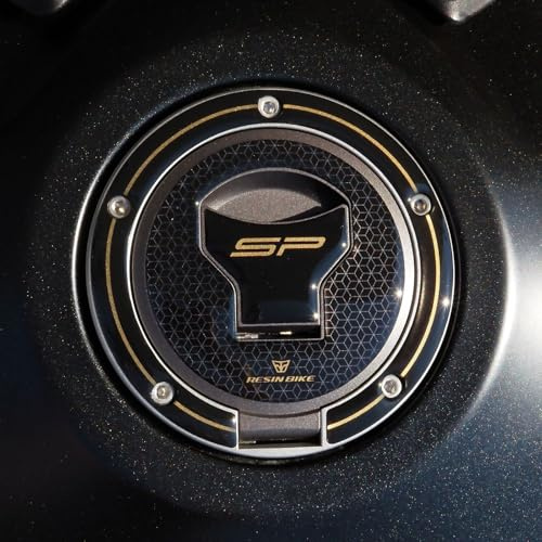 Resin Bike Motorbike 3D Stickers Compatible with Honda CB1000 Hornet SP 2025-2026. Bike Tank Cap Protection from Impact and Scratches. Sticker 3D Resin Gadget Moto