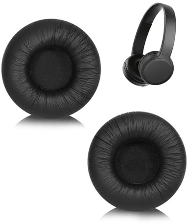 JIPUKE 2 Pack Earpads Cushions for Headphone 70MM Replacement Ear Pads Compatible with MDR-ZX110 ZX110NC ZX100 WH-CH500 CH510 CH520 JBL Tune 450BT 500BT 510BT 600BTNC 660NC