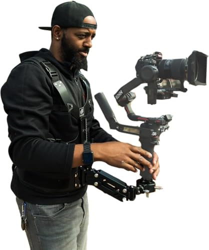 DF DIGITALFOTO Thanos-SE Gimbal SteadiCam Support Vest Rig System, compatibile con DJI RS5, RS4, RS3, RS4 PRO, PS4 MINI, ZHIYUN Crane 3S ecc, 2-8 kg