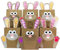 Papierdrachen DIY Osternester zum Befüllen und Basteln - Geschenktüten für Kinder mit Osterhasen in orange pink lila - Ostergeschenke verpacken - Osterdeko - Ostern