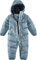 Killtec Unisex Kinder karter mini Overall In Daunenoptik Mit Kapuze, rauchblau, 74-80 EU