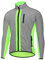 WOSAWE Reflektierende Fahrradjacke Herren Damen Winddicht Wasserabweisend Laufjacke (Jacke Grün XXL)