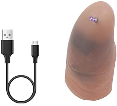 OOWOKS USB Elektronisches Feuerzeug - Lichtbogen Finger Feuerzeug, Magisch, Wiederaufladbar, Flammenlos, Windfest - Geschenk für Männer und Damen