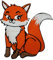 Niedlicher Fuchs-Aufnäher, Tier-Patch, Fuchs-Aufnäher, Cartoon-Aufnäher, Applikation, Kinderreim-Aufnäher, bestickt, zum Aufbügeln oder Aufnähen, Abzeichen für Kleidung usw. 7,5 x 6,5 cm
