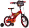 Huffy Disney Cars 14 Zoll Kinder Fahrrad + Stabilisatoren für Jungen oder Mädchen 4-6 Jahre - Lightning McQueen Stil