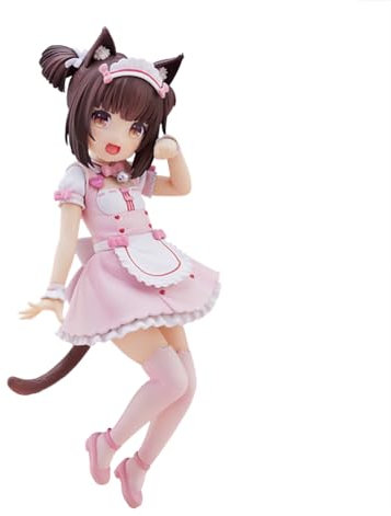 Jiumaocleu Nekopara Chocola Figure Statue - 18cm Chocola Action Figure Model Anime Game Figure Sculpture Handmade Collectible Desktop Decoration Figure