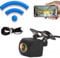 MOMOTOU WiFi Auto Drahtlose Backup Kamera 1080P HD Nachtsicht Auto Rückfahrkamera IP68 wasserdichte 170 Grad Breite Betrachtungswinkel mit App für Auto Van SUV Pickup Anhänger RV (Acc Kabel)