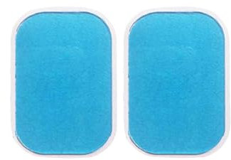 Tmianya Stück Eine Packung Gel-Pads für Bauchmuskelstimulator, Ab-Trainer Ersatz-Gel-Blatt Gel-Pads für alle Bauchgürtel Muskeltrainer-Toner Fitnessband Oberschenkel Fitnessband (Sky Blue, One Size)