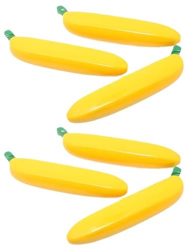 Kreativer Bananen-Kugelschreiber, 1,0 mm, lustiger Stift, schwarze Tinte, Schreibwarenstift, Obststift, glattes Schreiben, für Studenten, 6 Stück