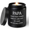 LUXHOMY Papa Geschenk, Kerze Geschenke für Papa zum Vatertag Geburtstag Valentinstag Weihnachten, Geburtstagsgeschenk für Vater Männer von Tochter Sohn - Sandelholz Duftkerze (200g)