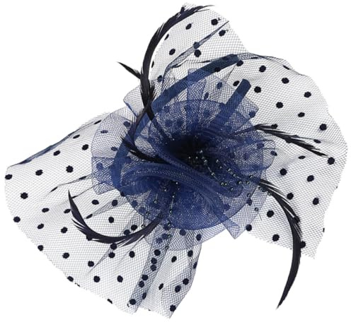 JOINPAYA Vintage Fascinator Hut aus Netzgewebe mit Elegantem Design und Auffälligem Haarband für Fotoshootings und Maskeraden Stilvoller Kopfschmuck für Braut und Festlichkeiten