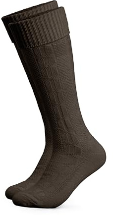 HerzSticht Herren Lange Trachtensocken 1er Pack (Modell: Silberdistel)