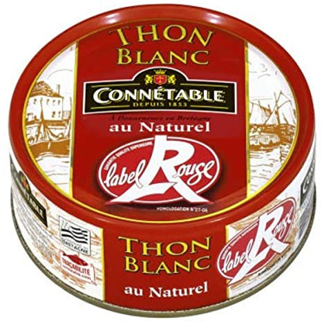 Connetable, Weißer Thunfisch Natur, Label Rouge, Füllmenge 160g / ATG 120g