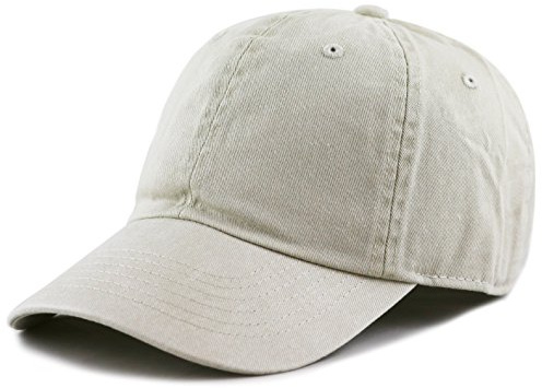 The Hat Depot 100% Cotton Pigment Dyed Low Profile Dad Hat Six Panel Cap