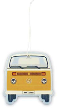 BRISA VW Collection - Volkswagen Luft-Erfrischer-Duft-Spender im T2 Bus Motiv (Citrus/Orange)