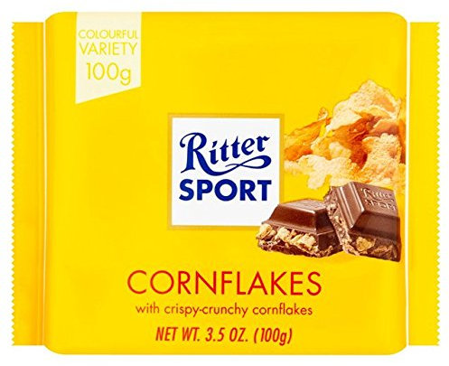 Ritter Sport Chocolat au lait 100 g (lot de 4)