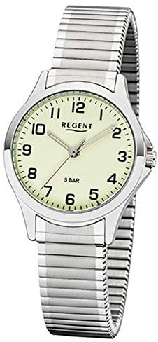 Regent Damen Analog Miyota 2035 Uhr mit Edelstahl Armband 12310164
