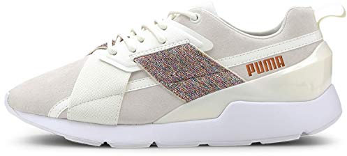 PUMA Damen Muse Sneaker, Marshmallow White, 40.5 EU