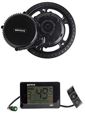 Bafang 48V 750W Mid Drive Electric Bike Conversion Kit with HMI Display BBS02B 8FUN Mid Motor for Bike Kit with 48V Ebike Battery