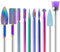 SPTHTHHPY 10pcs Kit de perceuse à ongles électrique 3/32Limes à ongles électriques en carbure de tungstène Utilisation de salon à domicile, Ensembles de forets à ongles