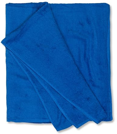 ADAMO Strandtuch XXL 100% Baumwolle - 155x220cm, Royalblau: 340 - XXL Saunahandtuch - Badetuch in Übergröße - Duschhandtuch, Badehandtuch & Saunatuch