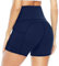 JOYSPELS Kurze Sporthose Hose Damen Leggings Kurz Radlerhose, Dunkelblau, Size 40-42 (Herstellergröße: L)