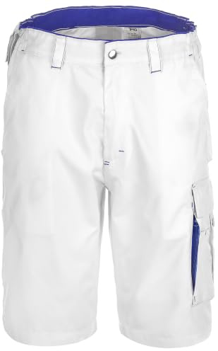 TMG Arbeitsshorts Herren Finesse - leichte Cargo Bundhose kurz aus robustem Baumwoll-Polyester-Mix mit vielen Taschen - Für Werkstatt & Baustelle