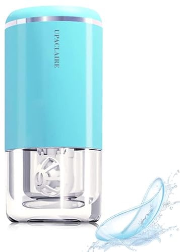 Ultraschall-Kontaktlinsenreiniger, intelligente Reinigungsmaschine f¨¹r weiche und starre (RGP) Kontaktlinsen, Blau