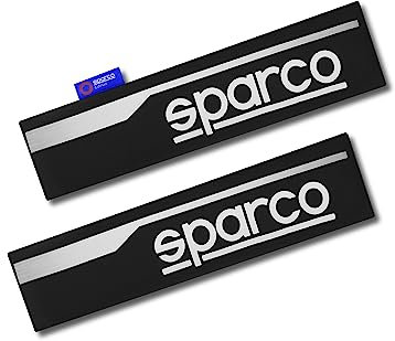 SPARCO SPC1207BK Set mit 2 Kissenbezügen, Schwarz