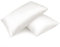 Fittia 2er-Set Satin Kissenbezug Premium Kopfkissenbezug Kissenhülle Haar- und Hautpflege Seidig mit Reißverschluss, Elfenbein, 40x80cm