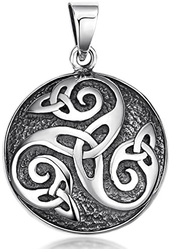 MATERIA by Matthias Wagner Keltischer Schmuck Herren Ketten Anhänger Silber 925 Triskele antik KA-294