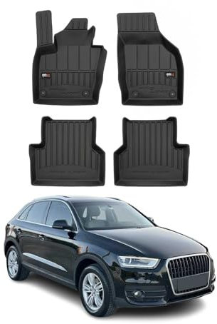 OMAC Gummi Fußmatten kompatibel mit Audi Q3 2011-2018 Premium TPE Automatten 4tlg