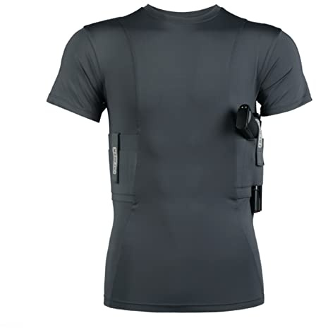 Lilcreek Conceal Carry Shirts for Men,Holster Shirt for Men,Concealed Carry Holster for Men Shirt Tactical Clothing