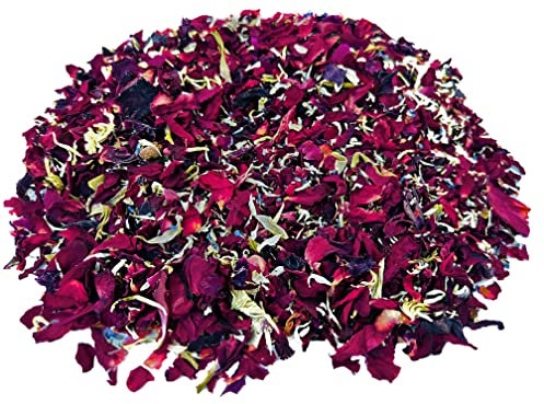 TooGet Hochzeit Konfetti Getrocknete Blütenblätter, 100% Natürliche Konfetti Blütenblätter Biologisch Abbaubar Petal Konfetti für Hochzeit und Party Dekoration - 115g (Rote Rosen Blütenblätter)