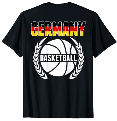 Deutschland Basketball Liebhaber Trikot Support Deutsche Baller Team T-Shirt
