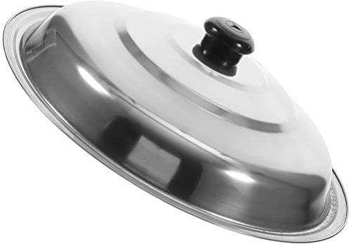UPKOCH Coperchio Della Pentola in Acciaio Inossidabile Coperchio Coperchio Delle Padelle Universali 36Cm Coperchio Delle Padelle Della Pentola Coperchio Della Cupola Coperchi di
