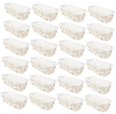 OQHAIR 50 Pcs Bread Tray Cup Cake Paper Cup Boat Plates Dishes Bread Tin Liners White Paper Cups Home Cake Trays Decorative Cupcake Baking Cups Cake Paper Cups Multifunction Lemon