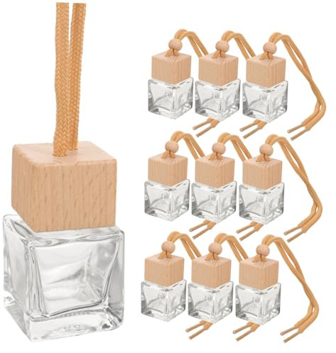 10 Stück Parfümflasche 10ml für Auto Duftanhänger Glas