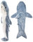 HOUSN Einteiliger Pyjama mit Haifisch | Hai-Pyjama mit Kapuze | Hai Kostüm Pyjama Onesie Lounge Nachtwäsche Stück | Hai-Schlafsack-Kostüm für Erwachsene,3,M