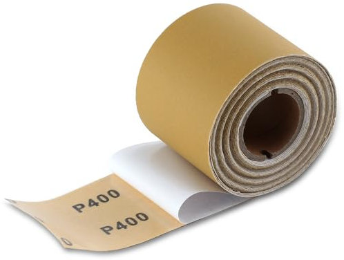 SPEEDWOX 400 rouleau de papier de verre auto-adhésif PSA Stickyback papier de sable 2-3/4 de large 10 yards de Long feuilles de papier de verre pour l’automobile et le travail du bois File d’air