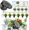 AnseTo Sistema di Irrigazione Solare per Terrazze da Giardino, Kit di Irrigazione Automatica Solare per Fioriere e Serre Sistema di Irrigazione Automatica con 9 Programmi di Irrigazione