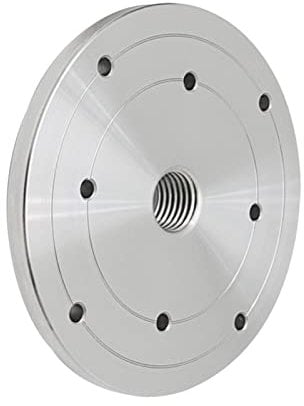 RybdaFDc Holz-Drehfutter, Metall-Drehbank, 6-Zoll-Flansch-Frontplatte, Drechselbank-Frontplatte for M33 x 3,5 Gewindebohrfutter for Holzdrehmaschinen